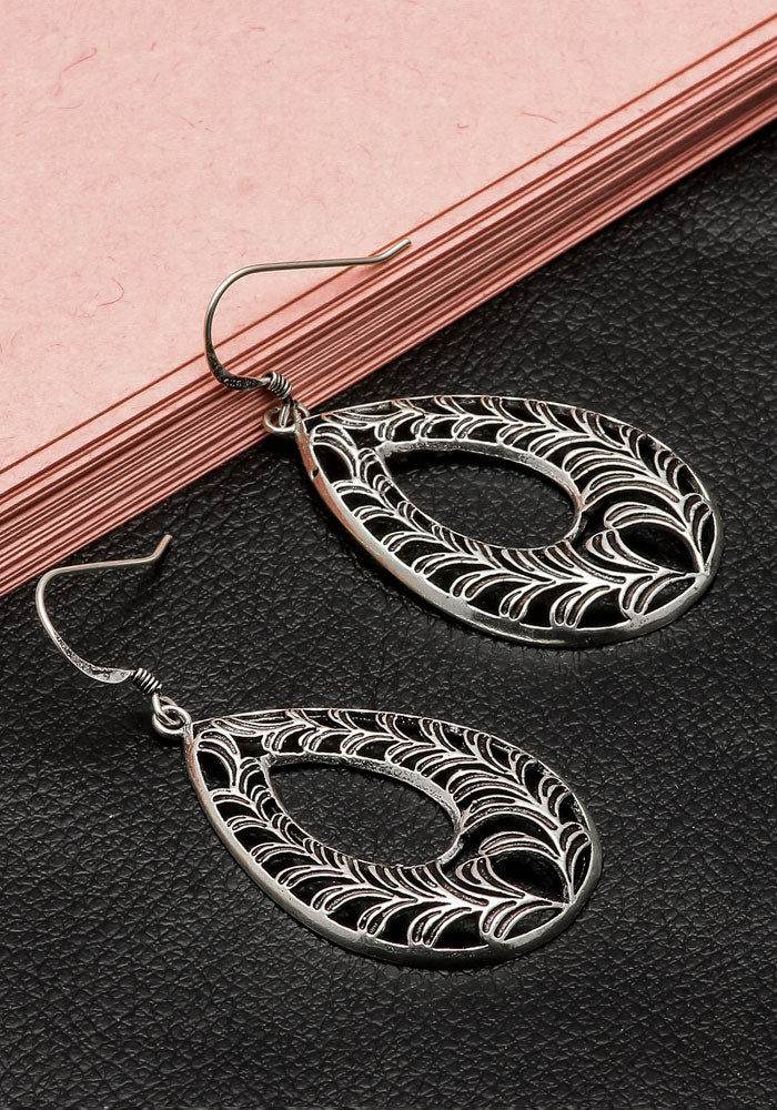 Silver Garden Dangler Earrings